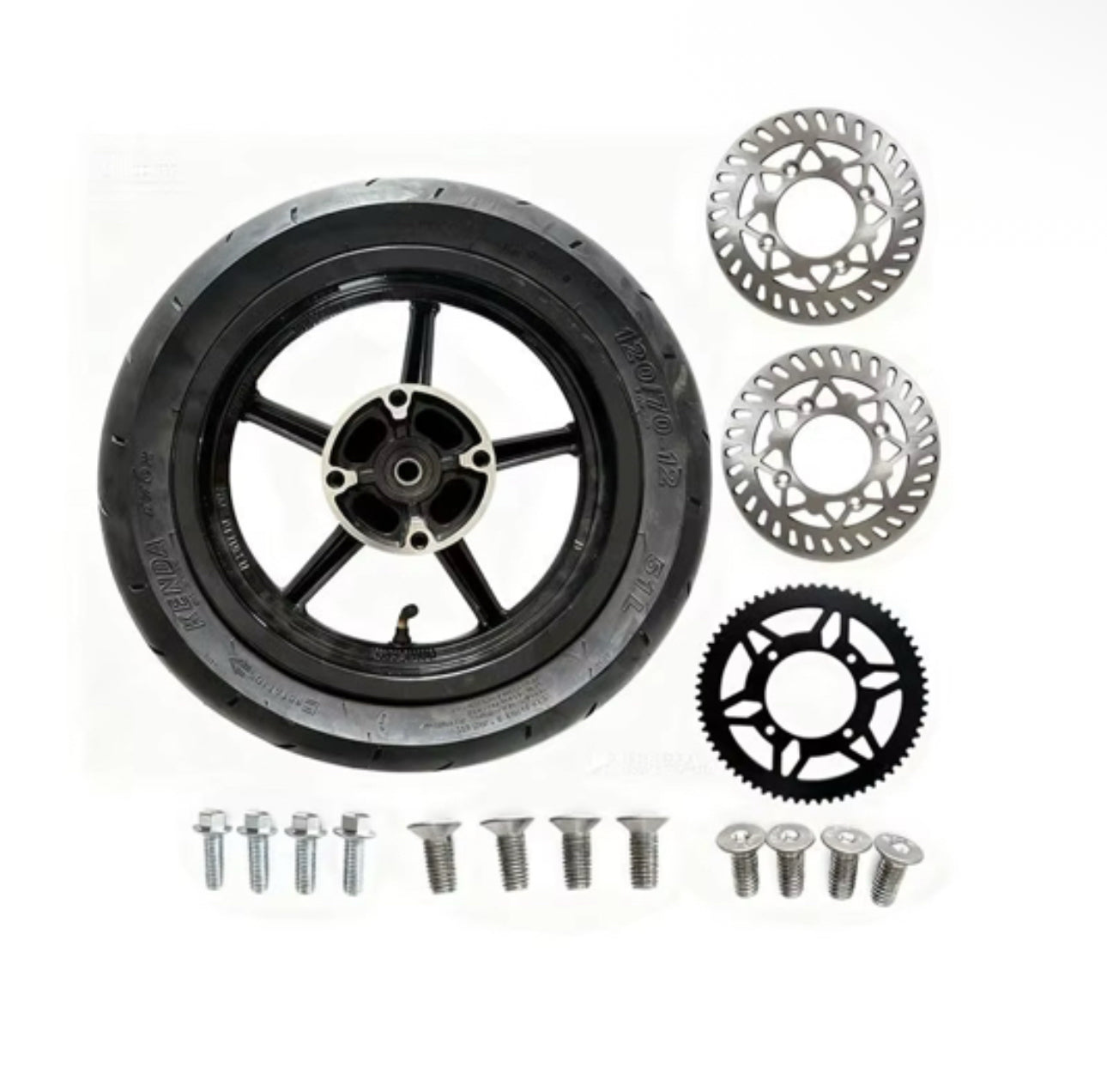 Tuttio/Yozma Supermoto Set (Black)